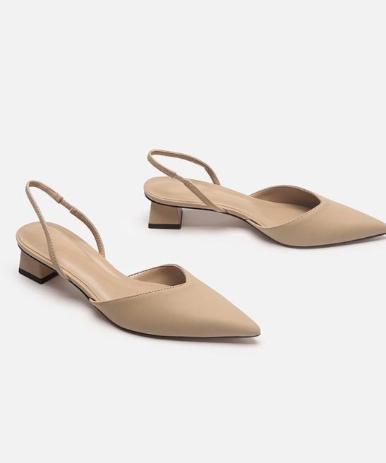 Pointed Toe Square Heel Sandals High Heel Stiletto Women's Shoes