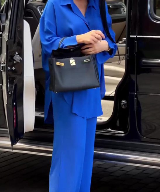 Plus Size Casual Commuter Long-Sleeve Shirt & Pants Two-Piece Set