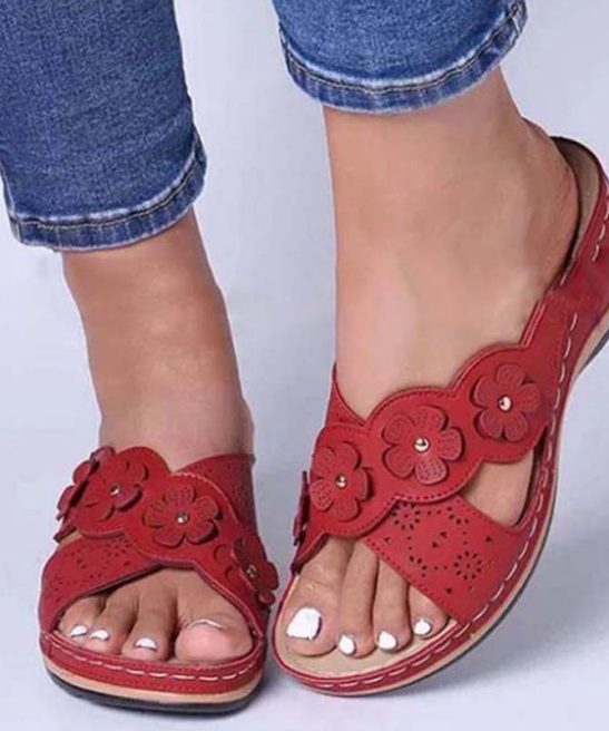 Platform Shoes For Women Slip On Sandals Ladies Slippers